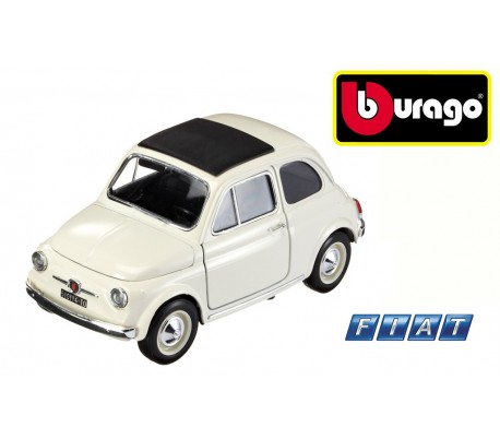 Modelo coche FIAT 500 ROJO a escala 1:43 - Pieza de colección