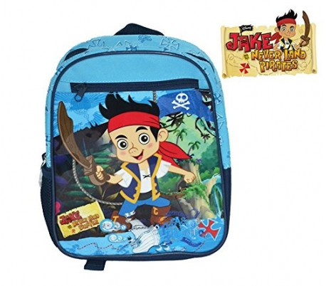 Mochila infantil escolar con motivo de JAKE EL PIRATA 23 x 28 x 10 cm - Disney 4062151