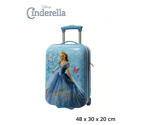 Maleta de viaje Disney princesas FROZEN con dos ruedas y asa regulable 55 x 35 x 20 cm 4199151