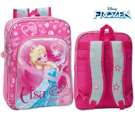 Mochila infantil con ruedas escolar con motivo de FROZEN Princesa Elsa Disney 23 x 28 x 10 cm  4252751