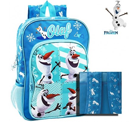 Mochila infantil escolar con RUEDECITAS con motivo de OLAF DE FROZEN 23 x 28 x 10 cm - Disney 4342751