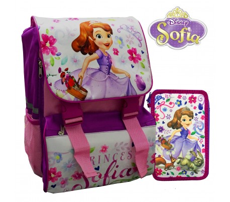 Kit escolar (incluye mochila y material) WD16171 - MINNIE MOUSE de DISNEY