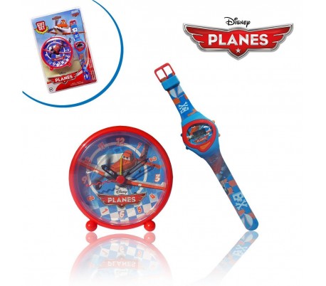 Reloj + Despertador infantiles con motivo de MICKEY MOUSE / Perfecto regalo - DISNEY WD10436