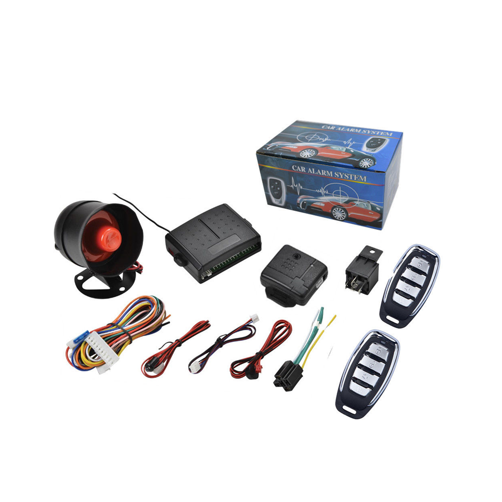 Kit completo alarma antirrobo de coche universal para autocaravana 2 mandos