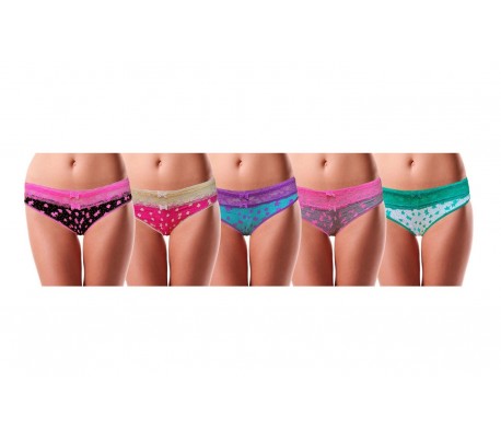 Pack de bragas brasileñas - Ropa interior femenina en varios colores y tallas TOUS LES JOURS