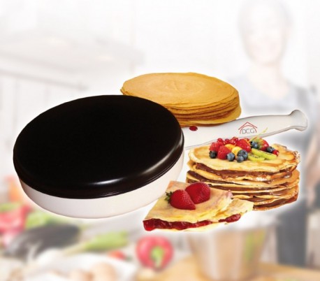 Sartén para crepes DCG pancake eléctrica antiadherente 900 watt CM5750 