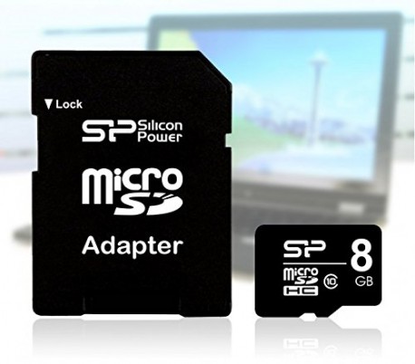 Tarjeta de memoria SILICON POWER 4GB tarjeta micro SD con adaptador SD tipo SDHC Clase 4