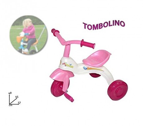 Triciclo infantil en color rosa y azul para niña y niño - TOMBOLINO - Óptimo regalo