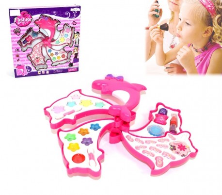 Estuche de maquillaje con forma de DELFÍN para niñas - Juguete infantil de imitación