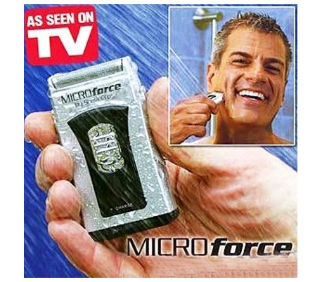 Micro force maquinilla de afeitar para hombre bajo la ducha