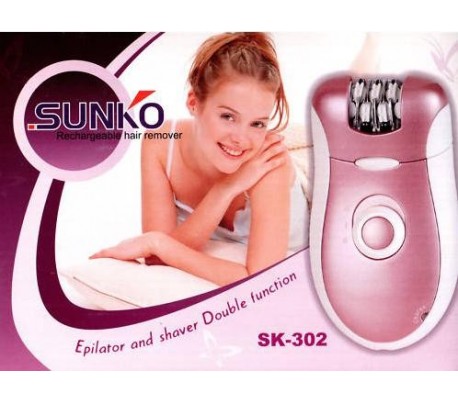 Epilator  depiladora recargable sunko sk 302