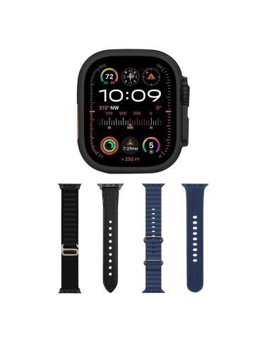 Smartwatch Ultra 49mm 4 Correas Llamadas y Aplicaciones iOS y Android 4 en 1