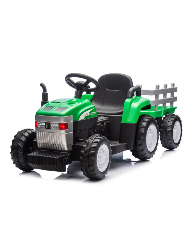 Tractor Eléctrico para Niños Lamas LT984 con Remolque Removible 12V