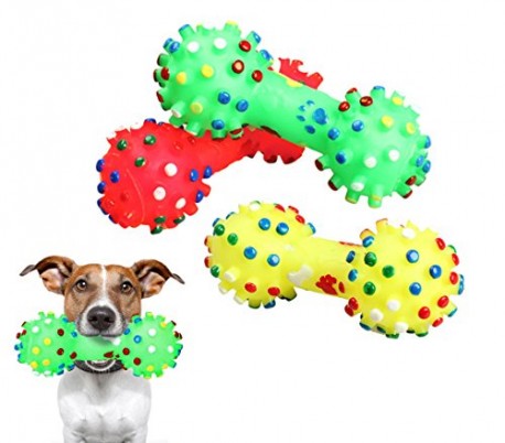  Juguete masticable para perro y gato en forma de HUESO DE COLORES 16 cm 