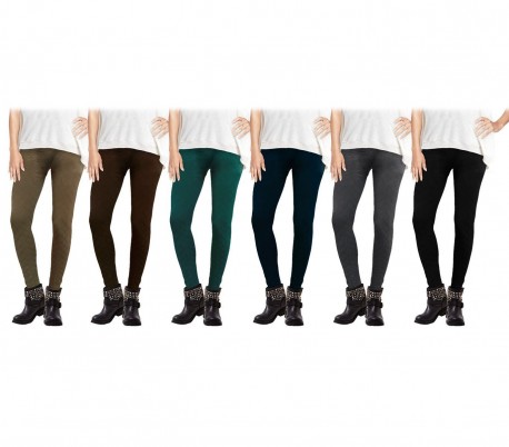 F3402 Pack de 6 leggins modelo DIAMOND - Ropa femenina para la mujer 