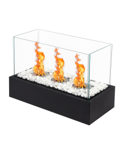 Chimenea Eléctrica de Bioetanol 1100W de Mesa Llama Real...