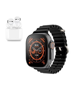 Smartwatch ULTRA 8 con Auriculares Inalámbricos Correa...