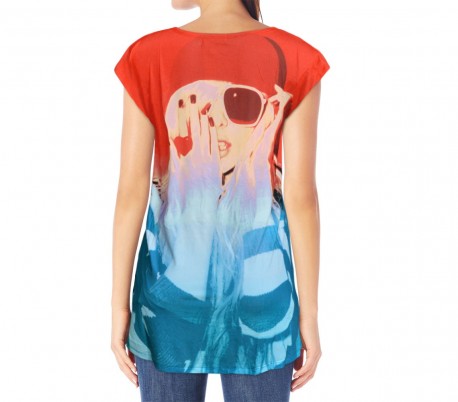 Camiseta de manga corta para mujer mod . POTION 