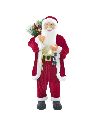 Papá Noel con Traje Rojo 144413 Adorno Navideño Decoración de 90H cm