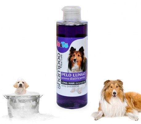 Champú con acción desenredante de aceite de lavanda y pantenol para perros de pelo largo (200 ml) IO&TE