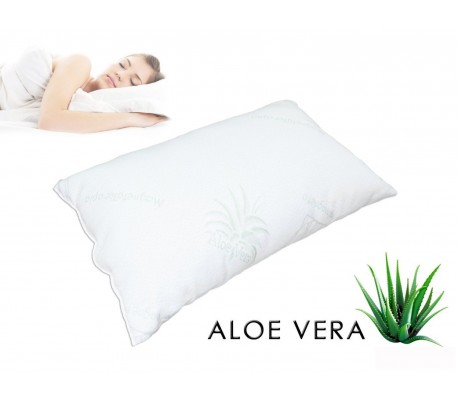 Almohada con fragancia ALOE VERA - SALIA (hipoalergénica y anti-ácaros)