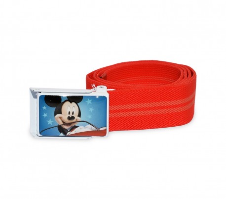 305881 Cinturón infantil para niño con motivo de MICKEY MOUSE (75 cm de longitud)