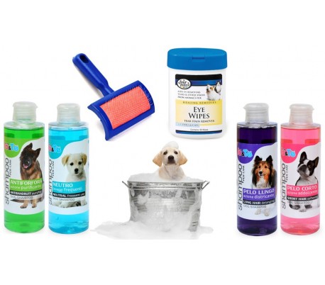 Kit completo de ducha para perro - Champú de (200 ml) IO&TE