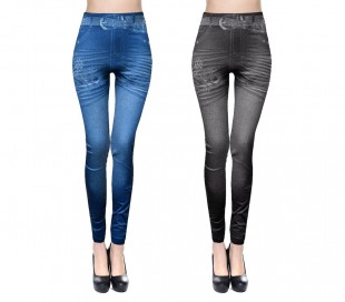 J0175 Jeggins con detalle NOTA MUSICAL en varios colores - Ropa femenina para la mujer