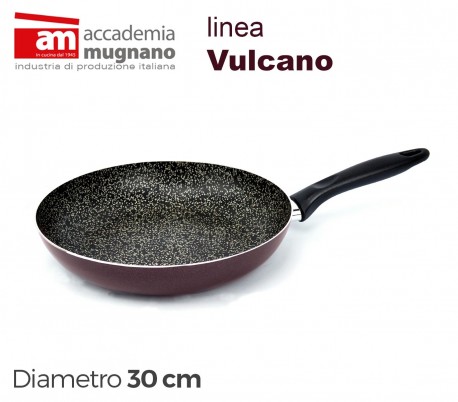 VUPDL30 Sartén antiadherente - Accademia Mugnano linea Vulcano 30cm efecto piedr