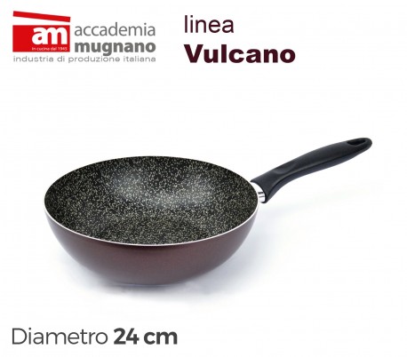  VUSLT24 Sartén saltapasta antiadherente - Accademia Mugnano linea Vulc