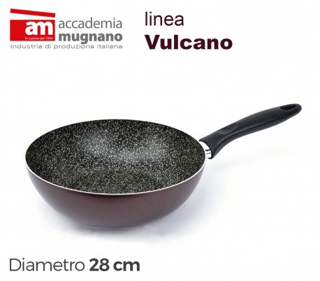 VUSLT28 Sartén saltapasta antiadherente - Accademia Mugnano linea Vulcano 28cm 