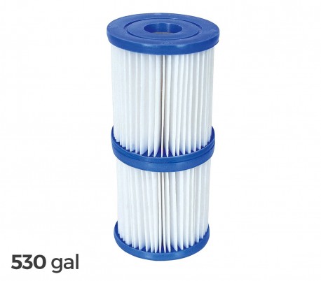  58094 Kit de 2 filtros de repuesto Bestway 2006/3028 de 530 galones