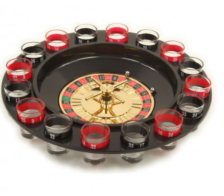 793988 Ruleta con cristalería alcohólica incluyendo juego de beber 