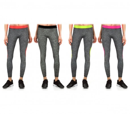 KZ151 Leggings deportivos de mujer de tejido técnico hasta los tobillos